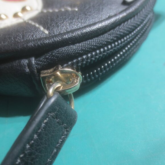Fun Cute Adorable Black Cat Head Leatherette Coin and Money Purse. - Picture 4 of 10